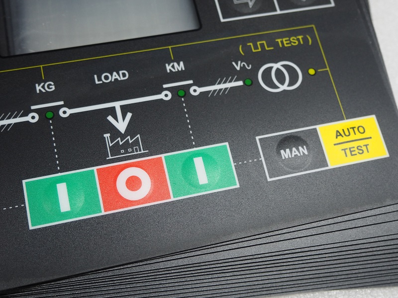 MEMBRANE KEYPAD WITH LCD WINDOW
